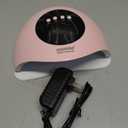 JODSONE Quick U V LED Nail Lamp with 4 Timer Settings Auto Sensor Nail Dryer Pink