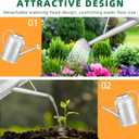 2.3 Gallon Metal Watering Can, Galvanized Watering Can for Outdoor Indoor Plants, Large Water Can for Plants and Garden Flower