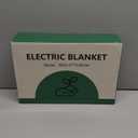 Electric Throw Heated Throw 50''x60'', Striped Flannel & Thicker Sherpa, 5 Heat Settings & 4 Hour Auto Off with FCC/ETL Certified, Overheat Protection & Machine Washable, Great Gift, Light Grey