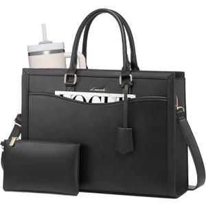 LOVEVOOK Laptop Tote Bag for Women, Office Work Bag Briefcase fit for Laptop, Large Capacity Teacher Bag Handbag