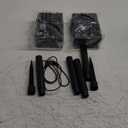 2 Packs Solar Animal Repeller Ultrasonic, Cat Repellent Outdoor with USB Recharging, Waterproof Ultrasonic Deer Repellent Motion Activated Repel Dog, Squirrel, Deer, Raccoon, Skunk, Rabbit