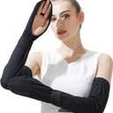 UPF 50+ Arm Sleeves for Women- Sun Protection Sleeves to Cover Arms with Ice Cooling for Outdoor
