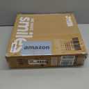 JOYIN 24'' Pre-Lit Christmas Wreath with Warm Lights, Large Lighted Christmas Wreaths for Front Door, Windows, Living Room, Xmas Indoor & Outdoor Holiday Decorations, Battery Operated