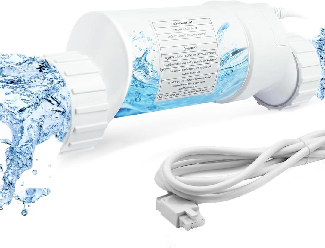 T-9 Salt Cell Replacement Fits for Hayward Salt Chlorination Cell - Salt Generator for Inground Pools up to 25,000 Gallons - Water Pool Chlorinator System (25,000 Gallon T-9)