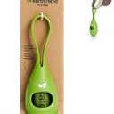 Earth Rated Dog Poop Bag Holder with Dog Poop Bags, Durable and Leakproof, Lavender Scented, 1 Dispenser and 15 Bags