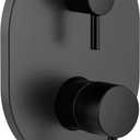 Moen Align Matte Black M-CORE 3-Series 2-Handle Shower Faucet Trim, Valve Required, UT3290BL