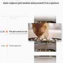 PETKIT Automatic Cat Dog Feeder with Camera, AI-Powered Motion Capturing, 1080P HD Video with Night Vision, 2.4G WiFi Pet Feeder with 2-Way Audio, Dual Hopper Pet Food Dispenser with Desiccant