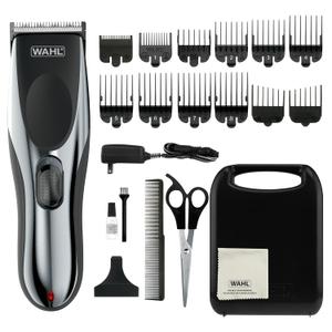 Wahl Clipper Rechargeable Cord/Cordless Haircutting & Trimming Kit for Heads, Longer Beards, & All Body Grooming - Model 79434 (21 Piece Set)