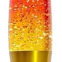 16 Inch Rainbow Glitter Lamp with 2 Bulbs, Sunset Lamp Sunrise Lamp, Night Light Mood Lighting for Adults, Home Room Office Decor, Great Present for Women Kids Birthday Anniversary,Yellow Orange Red