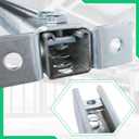 20 Pack Spring Channel Nut and 1/2" x 15/16" Bolt for All 1-5/8" Strut Channel. Channel strut Nuts, Spring Channel Steel Screws