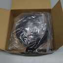 4AN 1/4 PTFE E85 Hose Braided Fuel Line Fitting Kit 20FT Transmission Oil Cooler Line Nylon Stainless Steel Black