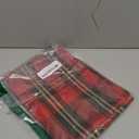 Red Green Gold Plaid Christmas Table Runner, Winter Holiday Table Runners 72 inches Long Xmas Decorations Indoor Outdoor Farmhouse Home Kitchen Dining Party Decor