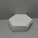 HyAdierTech 10 Pack Acoustic Panels, Black Hexagon Panels, Self-Adhesive Acoustic Foam Tiles, Sound Proof Panels for Recording Studio Gaming Room Home Office, Absorb Noise and Eliminate Echoes (Beige)