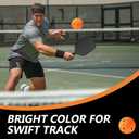 2 x Pickleball Balls, 6 Pack & 12 Pack | 40 Holes, High Visibility & Bounce, Durable for All Paddles & Skill Levels (Neon Green, Orange)
