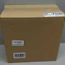 Goodluck 12 Inch Disposable Charger Plates Plastic, 100 Pack Plastic Clear Charger with Black Rim for Dinner, Wedding, Party