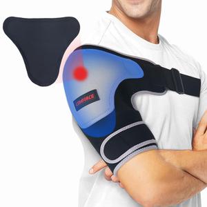 Shoulder Brace for Men with Shoulder Gel Pack, Rotator Cuff Support Brace For AC Joint Paint Relief, Shoulder Compression Sleeve for Preventing Dislocation,Adjustable Straps Fits Left and Right Arm