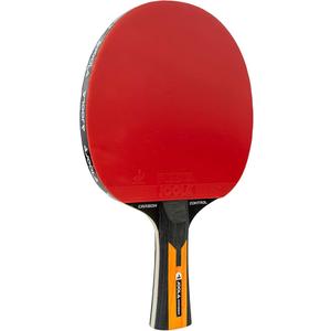JOOLA Carbon Control Performance Ping Pong Paddles - Ergonomic Grip Handle & Vibration Control - ITTF Approved - Professional Ping Pong Paddle for Advanced Playability - Table Tennis Racket - Red