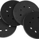 5 Inch Hook and Loop Sponge Cushion Interface Backing Pad,Foam Sanding Pads for Orbital Sander,Pack of 4