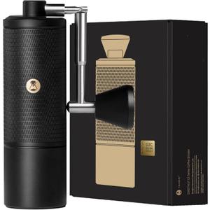TIMEMORE C5 ESP Pro Manual Coffee Grinder with S2C-042-III Conical Burr, 0.015mm Precision Adjustment, All-Metal Portable Hand Coffee Mill for Espresso/French Press/Pour Over - Black