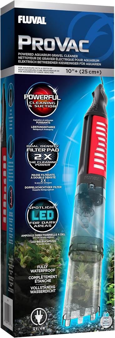 Fluval 11077 ProVac Powered Aquarium Gravel Cleaner - Aquarium Gravel Vacuum