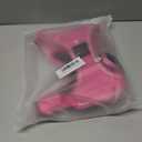 Pink Dog Harness with Airtag Holder, No-Pull Tactical Service Dogs Vest with Handle, Escape Proof Freedom Outdoor Easy Walk Jacket with Back Front Clip for Small Medium Large Breeds,M