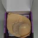 Invisible Strapless Sticky Bra Push up for Women, Ultra Adhesive Bra for Backless Dress, Cleavage Bra Lift Novelty Bras (A Cup, Light Beige)