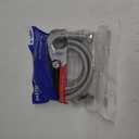 Eastman 48378 Braided Stainless Steel Washing Machine Hoses with 90 Degree Elbow, 3/4 inch FHT, 6 Ft, 2 Pack