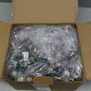 C9 Clear Christmas String Lights, 50FT 52 Bulbs Bright & Warm Outdoor Christmas Lights, Outdoor Indoor Xmas Roofline Backyard Garden Patio Home Holiday Decor, Waterproof Extendable Green Wire