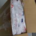 Boao 6 Pcs 4th of July Picnic Table Cover 72 x 30 Inch for 6 ft Tables Independence Day Disposable Table Cloth with Elastic Fitted Rectangle Waterproof for Memorial Day Patriotic Party Supplies