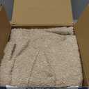 MIULEE 22x22 Inch Decorative Euro Sham Pillow Covers for Couch Bed Set of 2 Textured Boucle Neutral Throw Pillow Covers Oatmeal Accent Solid Pillowcases Sofa Living Room Home Decor