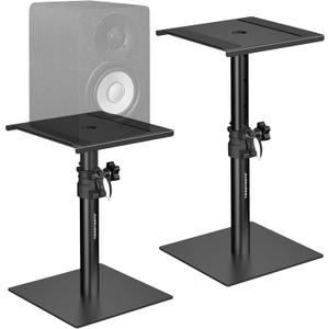 Set of 2 Desktop Studio Monitor Speaker Stands Bookshelf Speaker Stands