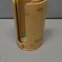 Mason Jar Lid Organizer (2pcs), Mason Jar Lid Storage Made of Bamboo, Suitable for Mason/Canning/Bamboo Lids(WIDE/REGULAR), Fit Perfectly, Stackable Steady