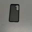 TORRAS Shockproof Galaxy S22 Case, [Military Grade Drop Tested] Translucent Matte Hard Back & Soft Edge Slim Protective for Samsung S22 Case Guardian Series, Black (Blue)