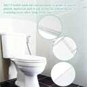 Comfortable Bathroom Toilet Tank Lid Bathroom Decor Accessories 40271 Universal Toilet Tank Replacement CoverWhite