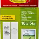 3M Command Picture Hanging Strips, 4 Pairs Hold 12 lbs, Hang Damage-Free, Create Gallery Walls, 12 Pairs (24 Strips, Value Pack, Hangs 3-6 Frames (17204-12ES) (White)