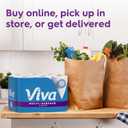 Viva Multi-Surface Cloth Paper Towels, Choose-A-Sheet Size, 3 Double Rolls, 110 Sheets per Roll