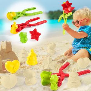 LQYoyz 6pack Beach Toys Set for Kids- Sand Toys for Toddler 3-10, with Mesh Bag & Sand Molds, Travel Beach Sandbox Toys for Boys Girls 3 4 5 6 7 8+