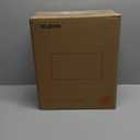 JOYBOS Bathroom Trash Can with Lid, 3.8 Gallon Slim Garbage Can, Small Plastic Trash Bin, Narrow Motion Sensor Trash Can for Bedroom, Rv, Office White