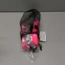 U PHITNIS Kids Snorkel Set for Age 4-14 - Dry Top Snorkeling Gear for Kids Junior & Youth - Childs Diving Mask with Big Eyes for Boys Girls - Anti-Fog Snorkeling Mask and Snorkel Set (Rose)