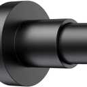 BRIOFOX Shower Curtain Rod Adjustable 18-78 Inch, Stainless Steel Spring Tension Shower Rod No Drilling Non Slip, Matte Black