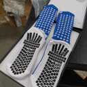 LUX Sports Thin Grip Socks for Cleat Sports - Moisture-Wicking Anti Slip Socks for Men & Women - Soccer, Football, Baseball