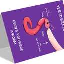 5 x Beixian Funny Valentines Day Card for Him Her, Unique Valentine's Card Gifts for Husband Wife, Happy Anniversary/Bday Gifts for Women Men Boyfriend Girlfriend (BX319)