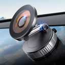 ELWEY Phone Holders for Your Car Magnetic, 360 Vacuum Adjustable Suction Cup Car Phone Mount Magsafe [98+LBS Strong Suction & 3200gf Power Magnet] for iPhone 17 Pro Max 16 15 14 13 12 Plus