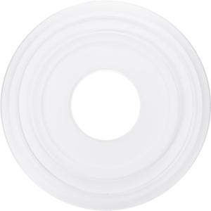 PATIKIL Ceiling Medallion, 12" OD x 4" ID PU Decorative Ceiling Light Medallion Chandelier Medallion Molded Ceiling Light Cover Plate for Ceiling Light Fixtures Fans, White
