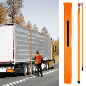 20FT Load Height Measuring Stick, Sturdy Fiberglass Truck Height Stick, Non-Conductive Truck Height Measuring Stick with Carrying Bag & Adjustable Pole, Height Stick for Trucks Car Haulers &Trailers