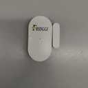 Freezer Door Alarm with 60 Second Delay, 2, 3, and 4 Minute Reminders, Refrigerator and Fridge Door Alarm or Chime, Low/Loud 80 to 110 dB  Compact Size. (White)