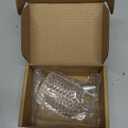 Yerpkefey 50ml/1.7 Oz Glass Spray Bottle Perfume Atomizer,Vintage Glass Perfume Travel Refillable Spray Bottle Empty with 3 Kinds of Dispenser (Black)