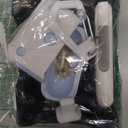 R-fun Compatible with AirPods 4th Generation 2024 Headphone Cases, Fully Drop Proof Auto Eject Protective Cover Design, New Charging Port Dust and Stand Design,Blue+White