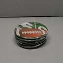 Creative Converting 331932 Football Party Dessert Plates Brown 5pack