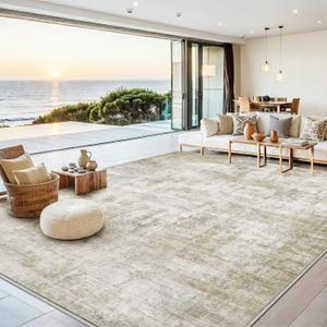 8x10 Area Rugs Washable Abstract Rug for Living Room Bedroom
